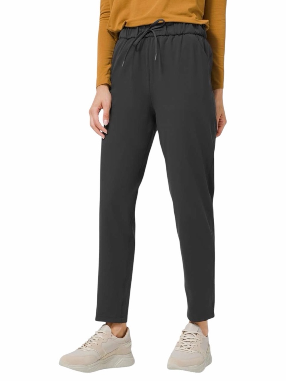 Lululemon Stretch High-Rise Pant Grey Luxtreme Keep Moving Pant Sz 12